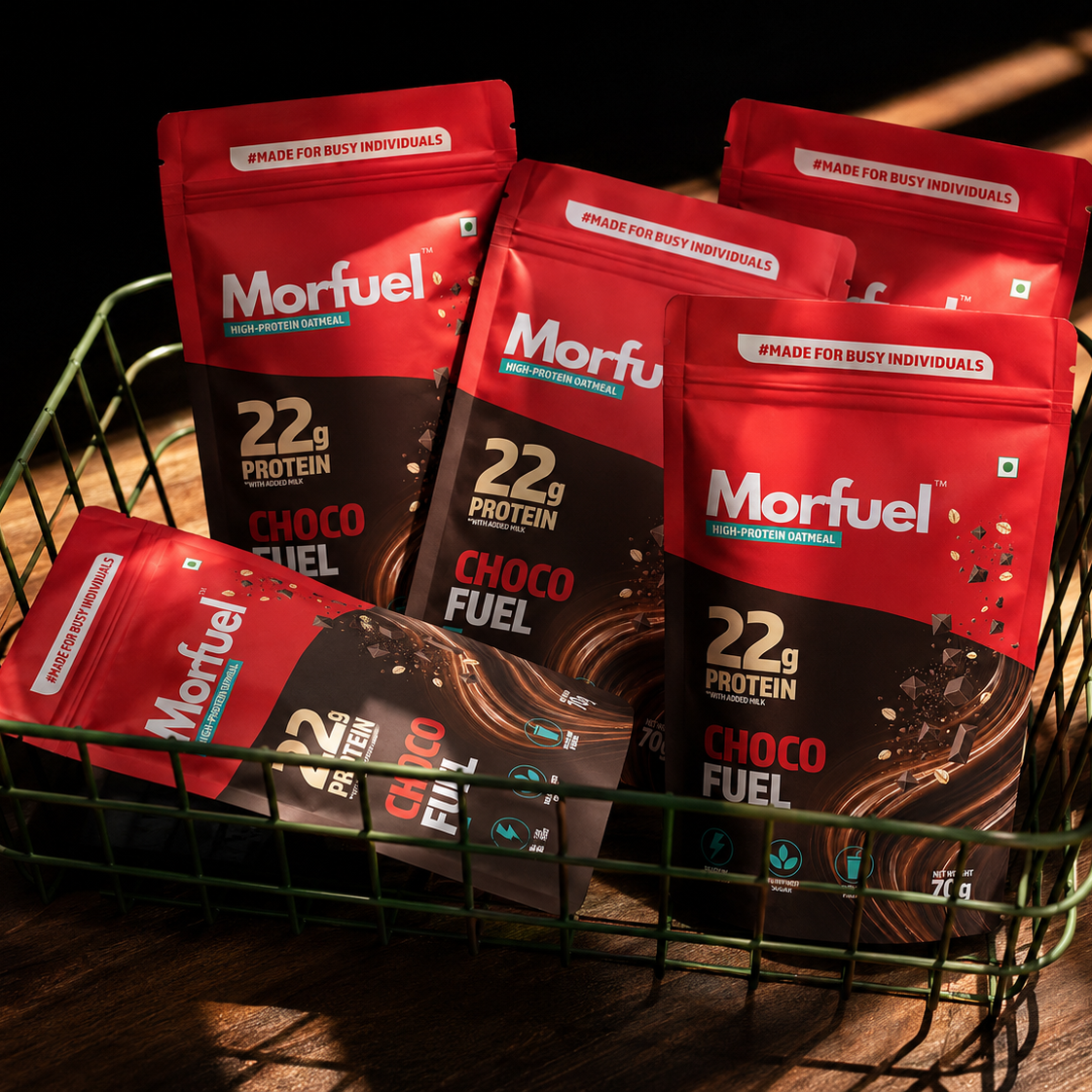 Choco Fuel - High Protein Oat Meal Pack of 5